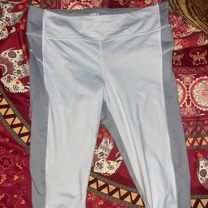JoyLab Workout Leggings Capri Gray Large